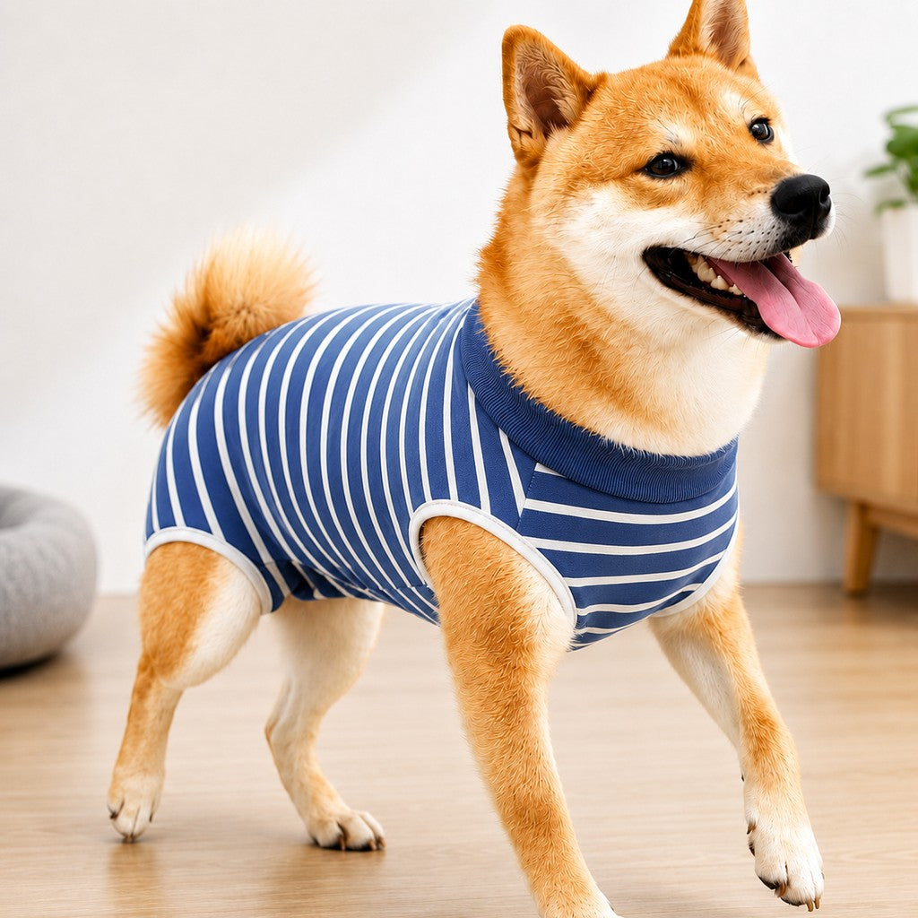 Ortekor Dog Post-Surgery Recovery Suit for Spay & Neuter - Anti-Lick Cone Alternative