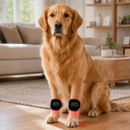 Ortekor Rechargeable Dog Red & Near-Infrared Leg Wrap – Cord-Free At-Home Care for Senior Dogs & Post-Activity Comfort