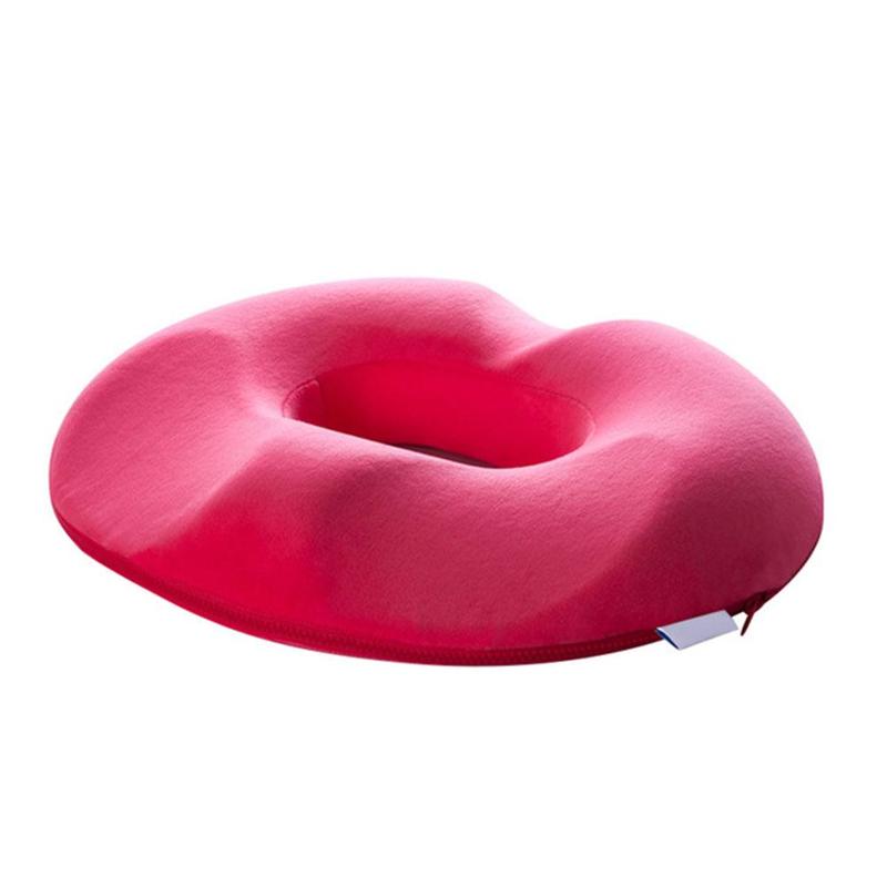 Memory Foam Seat Cushion for Tailbone Pain Relief – Donut Design for Chairs, Cars & Wheelchairs
