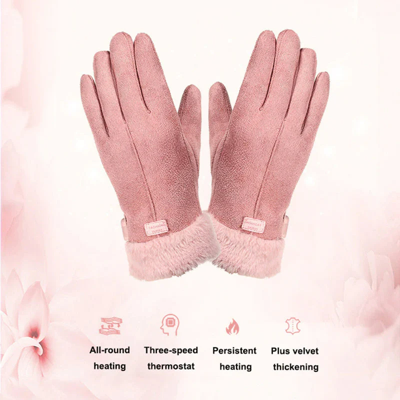 Insulated Windproof Gloves with Smart Fingertips for Women | Touch-Compatible Hand Warmers for Cold Weather Commutes Outdoor Activities Dail