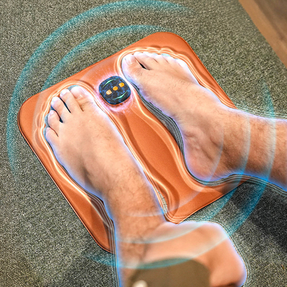 Foot Nerve Stimulation Mat for Neuropathy Pain Relief | EMS Therapy Pad | Circulation Booster for Tingling Feet | Rechargeable Massager with