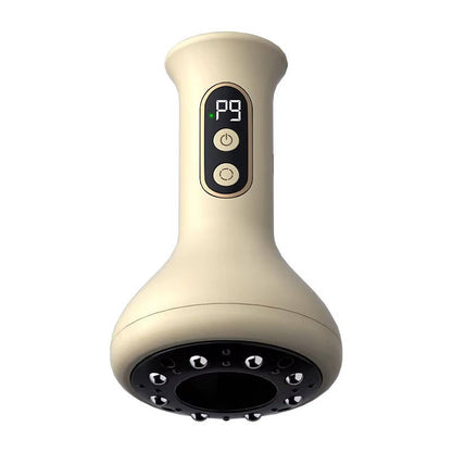 Masajeador de vacío portátil 3 en 1 con calor y pantalla LCD