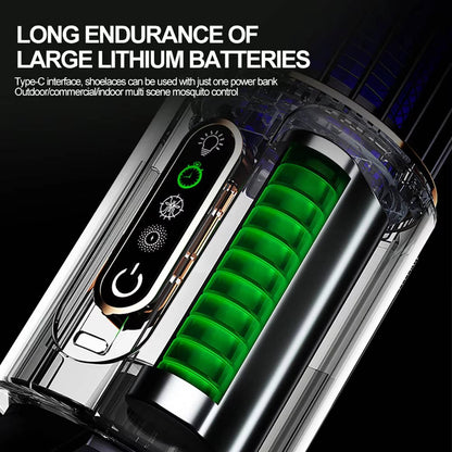 Exterminador de insectos eléctrico portátil con batería recargable USB