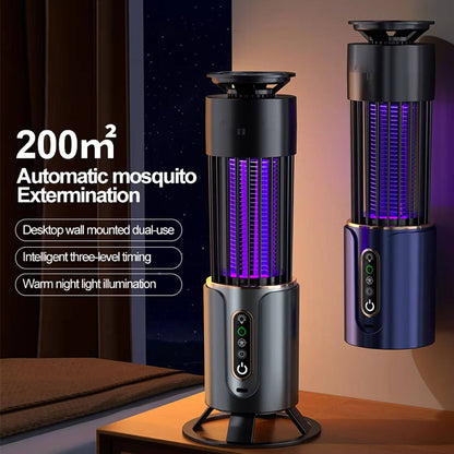 Exterminador de insectos eléctrico portátil con batería recargable USB