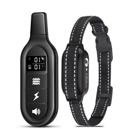 Remote Dog Training Collar with 3300 ft Range, Waterproof Rechargeable System, Vibration Sound & Static Modes for Obedience & Bark Control