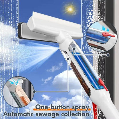 Versatile Telescopic Window Cleaner with Ergonomic Handle | Adjustable Reach for Streak-Free Shine