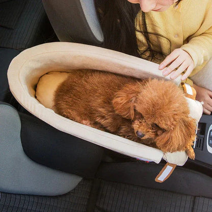 Compañero de viaje | Cama portátil para perros pequeños con base antideslizante | Solución de viaje cómoda y segura