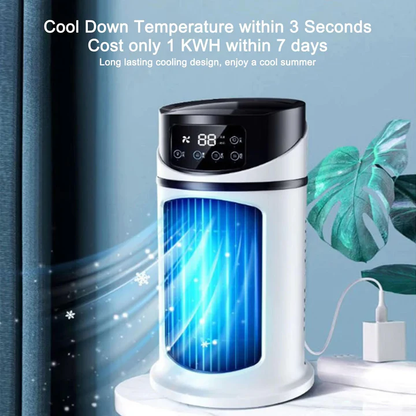Portable AC Unit | Mini Air Conditioner with Remote Control & Energy Saving Design | Ideal for Small Spaces
