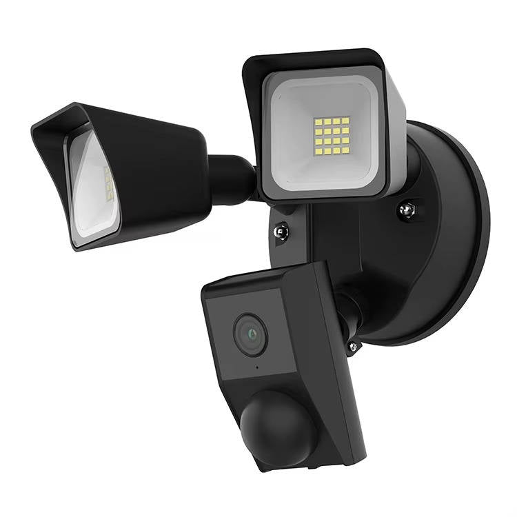 Brillante luz de seguridad LED con cámara y detección de movimiento