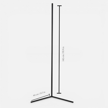 Dimmable Corner Floor Lamp with Remote Control – LED Mood Light for Living Room, Bedroom & Home Office – 3 Color Temperatures