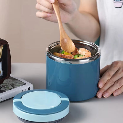 Insulated Food Jar Stainless Steel Leak-Proof Thermal Lunch Container Hot Cold 21 oz 34 oz Wide Mouth for Work School Travel Soup Pasta Rice