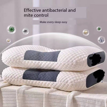 Juego de almohadas contorneadas suaves para cuello para un mejor soporte al dormir