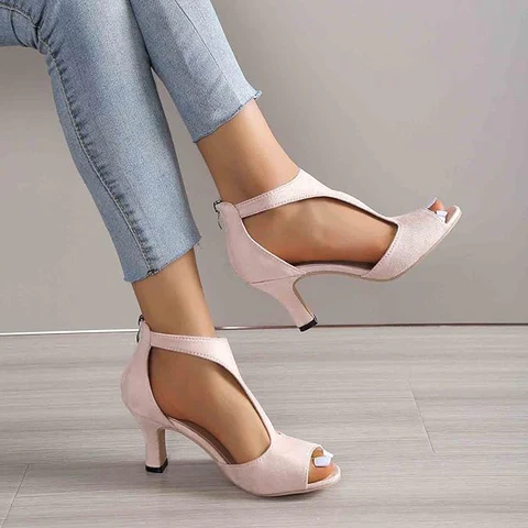 Women's Cushioned High Heel Dress Shoes with Arch Support for All-Day Comfort, Work, Weddings & Evening Events