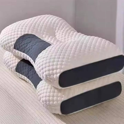 Juego de almohadas contorneadas suaves para cuello para un mejor soporte al dormir