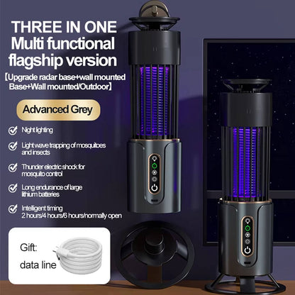 Exterminador de insectos eléctrico portátil con batería recargable USB