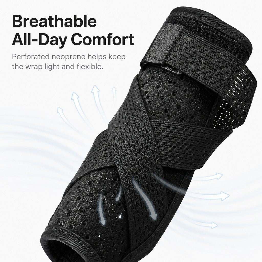 Ortekor Dog Leg Recovery Support Brace for Senior Dogs & Post-Surgery Wound Protection - Adjustable Front & Rear Leg Stabilizer