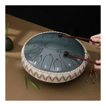 CalmRhythm | Tambor de acero para aliviar el estrés con tonos melódicos claros | Diseño duradero para todas las edades