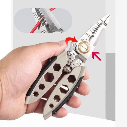 Professional Wire Stripper and Cutter Pliers for Electrical Work, Cable Prep, and Home Projects