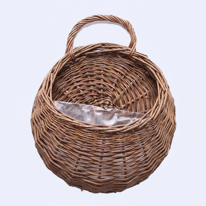 VINEHAVEN – Hanging Wicker Wall Planter Basket