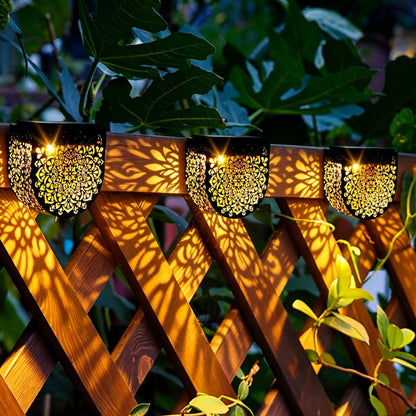 Lunaro - Solar LaceGlow Fence Wall Lights Set