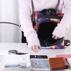 Backpack Anti-Theft Back-Opening Waterproof Oxford