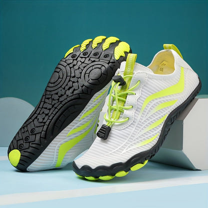 Quick-Dry Water Shoes with Five-Toe Design – Mesh Barefoot Aqua Footwear for Swimming, Hiking & Beach Sports