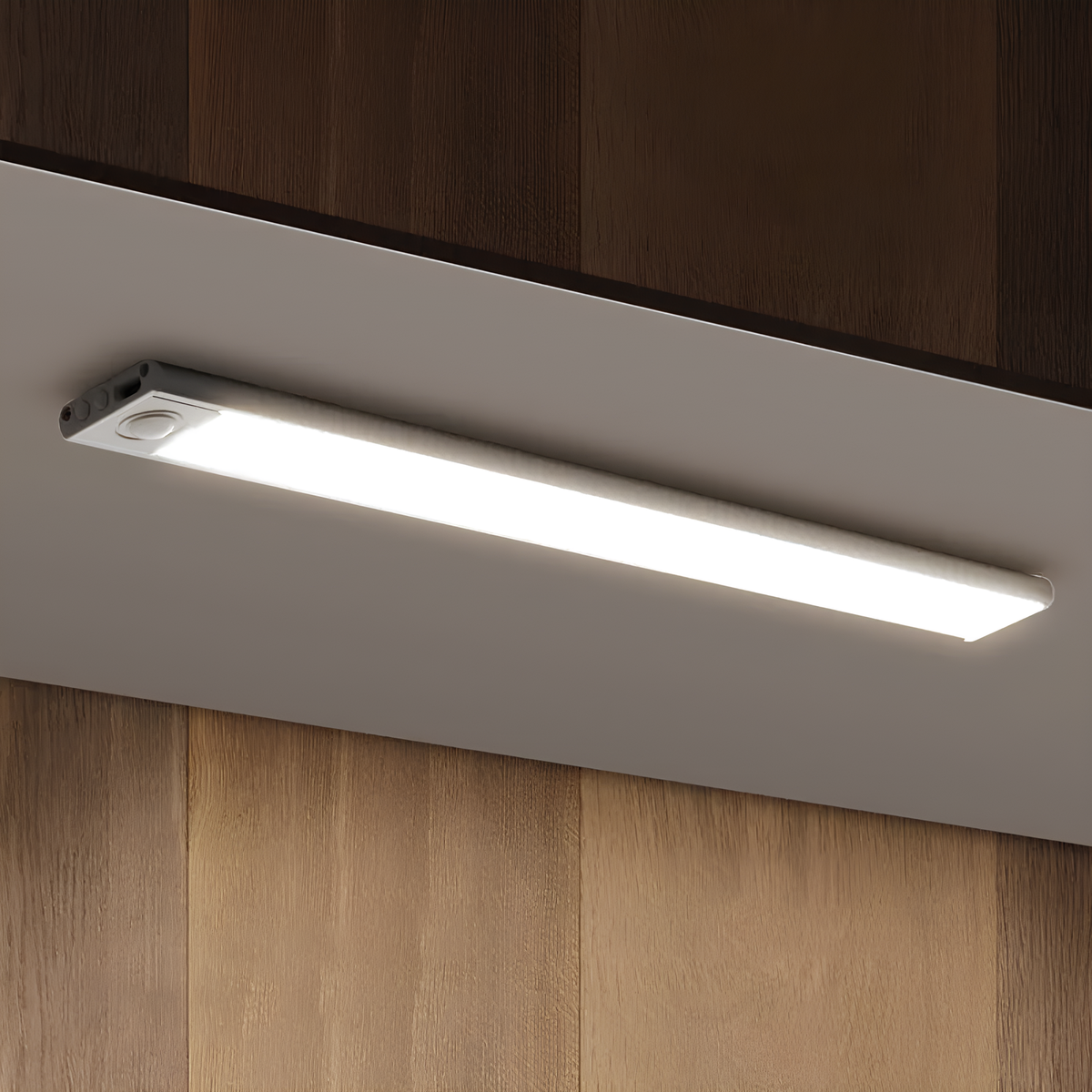 USB Rechargeable Motion-Activated LED Puck Light for Closets, Stairs & Hallways – Wireless Battery or USB Power, Magnetic Install, 3-Inch Ro