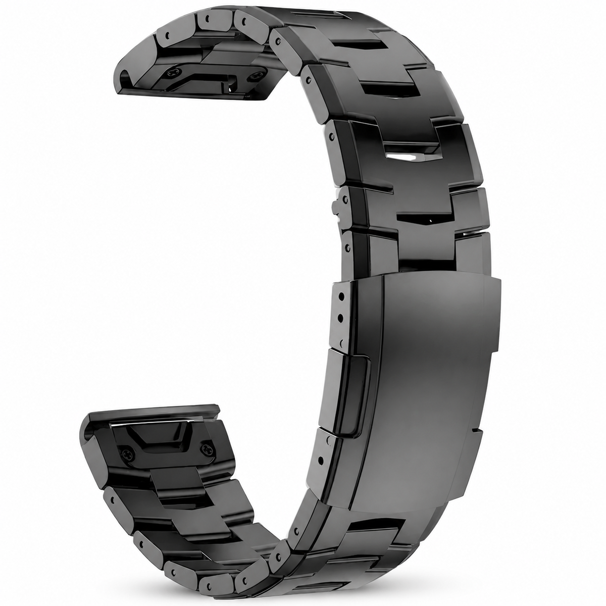 Premium Titanium Watch Band for Garmin Fenix 9 – Metal Link Bracelet with Tool-Free QuickFit Connection – 22mm & 26mm Options for 47mm /