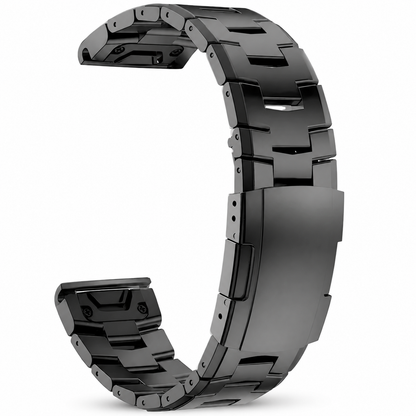 Premium Titanium Watch Band for Garmin Fenix 9 – Metal Link Bracelet with Tool-Free QuickFit Connection – 22mm & 26mm Options for 47mm /