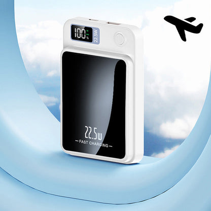 20000mAh High-Speed Wireless Battery Pack with Digital Display & Qi Charging for iPhone Android Tablets
