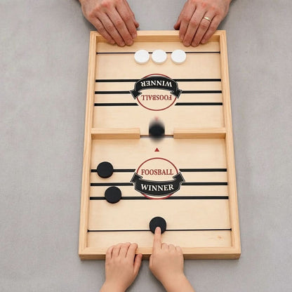 DISCCHEER – Puck Flick Game for Friendly Family Competition