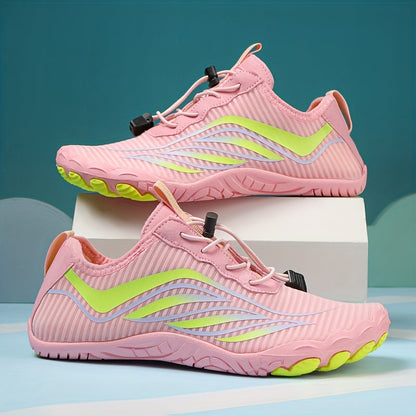 Quick-Dry Water Shoes with Five-Toe Design – Mesh Barefoot Aqua Footwear for Swimming, Hiking & Beach Sports