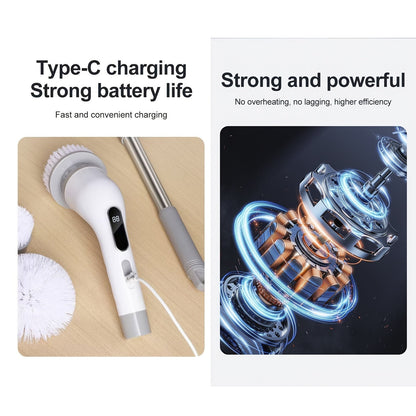 SparkClean - 9-in-1 Electric Cleaning Brush Toolkit for Home & Auto