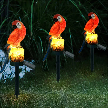 Estatua solar de jardín resistente a la intemperie con iluminación LED
