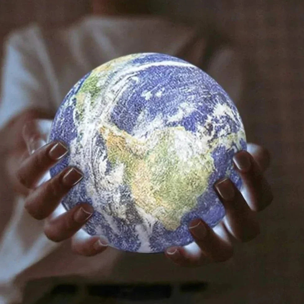 Lámpara de noche ambiental recargable, globo de 6 pulgadas con cambio de color, esfera LED controlada por control remoto para mesita de noche, escritorio, sala de estar y dormitorio