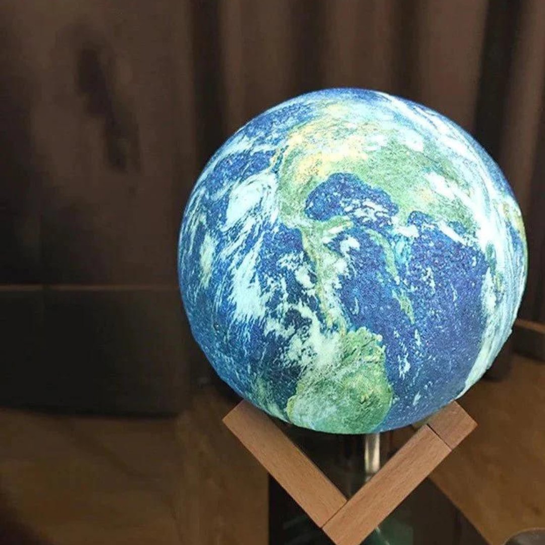 Lámpara de noche ambiental recargable, globo de 6 pulgadas con cambio de color, esfera LED controlada por control remoto para mesita de noche, escritorio, sala de estar y dormitorio