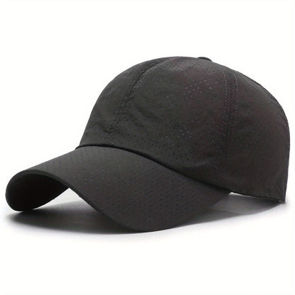Breathable Mesh Baseball Cap with UV Protection for Outdoor Sports, Hiking, Running & Cycling | Lightweight Fast-Drying Summer Hat for