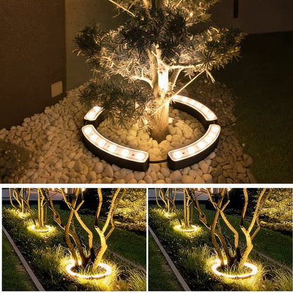 Arboria - Lámpara solar de pie para jardín y césped