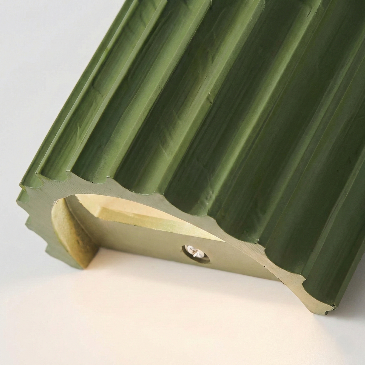 Nordic Pleated Resin Wall Sconce | Modern Ribbed LED Lamp for Soft Ambience