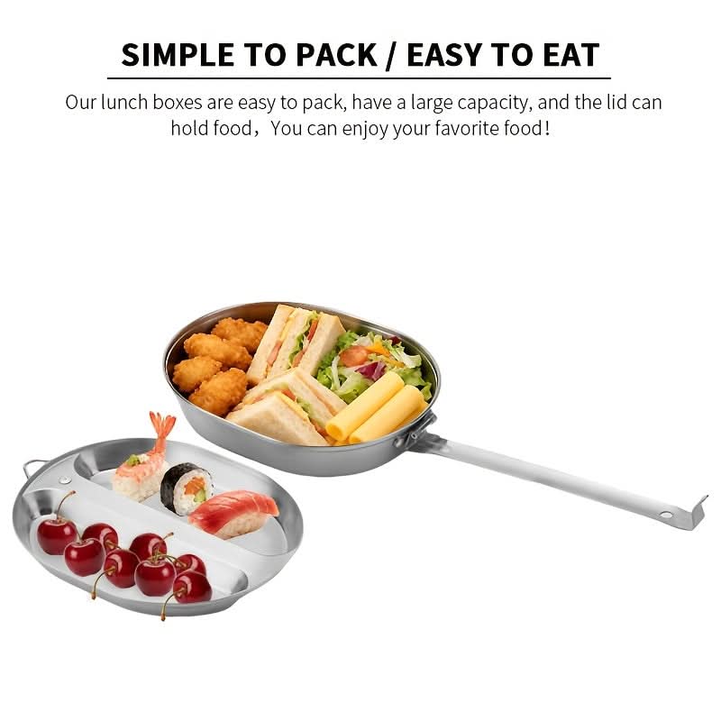 MEALTREK – Stainless Steel Camping Lunch Box