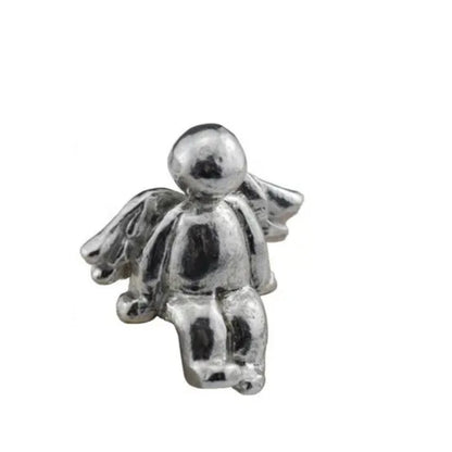 Metal Canine Figurine Silver Glossy Finish Shelf Accent Home Décor Minimalist Interior Piece Bookcase Display Ornament Animal Sculpture Cont