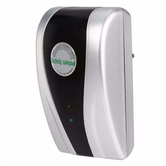 Dispositivo optimizador de energía enchufable para gestión energética doméstica y protección de electrodomésticos – Estabilizador de voltaje compacto para sala de estar y dormitorio