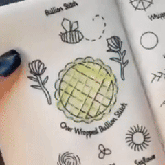 Ortekor Stitchwell | Embroidery Kit for Beginners with 106 Removable Stitches | Complete Needlework Set for Easy Learning