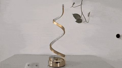 Table Lamps for Bedroom, Modern Dimmable LED Desk Lamp, Acrylic Bedside Lamp for Living Room and Home Office