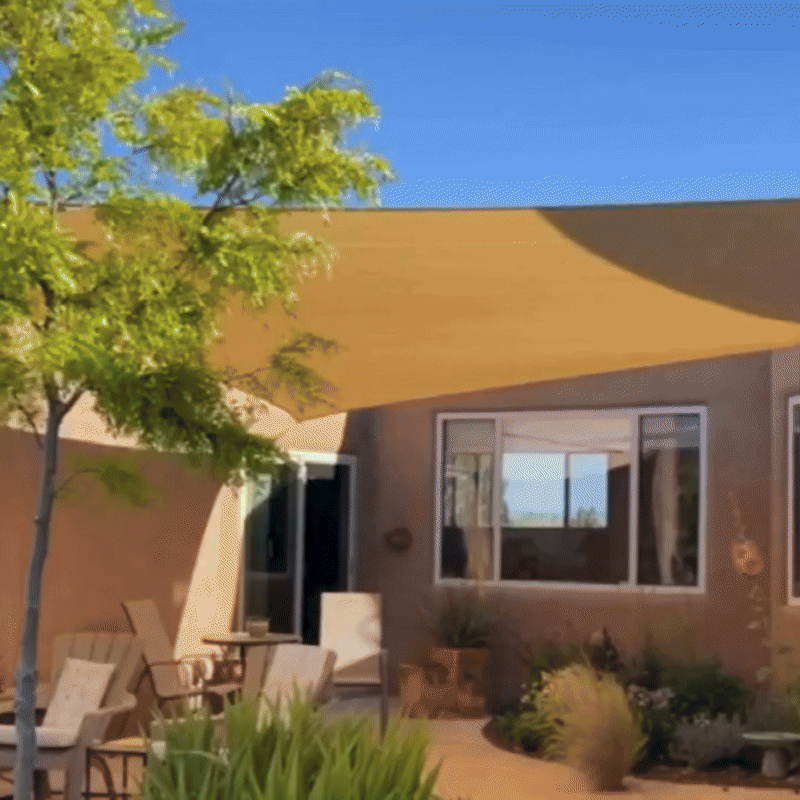 Ortekor UV Protective Shade Sail | Durable Fabric Canopy for Stylish Outdoor Comfort