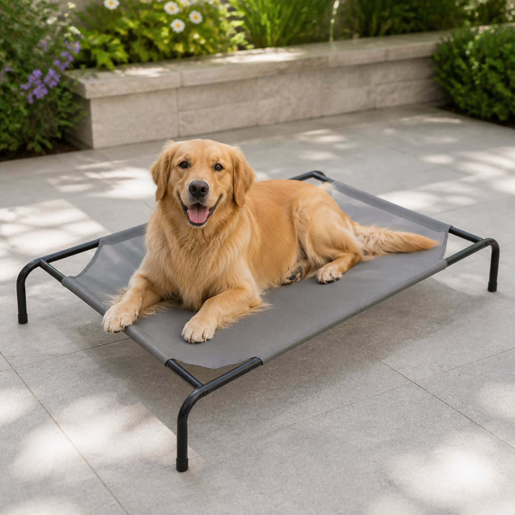 Ortekor Cooling Breathable Mesh Elevated Dog Bed
