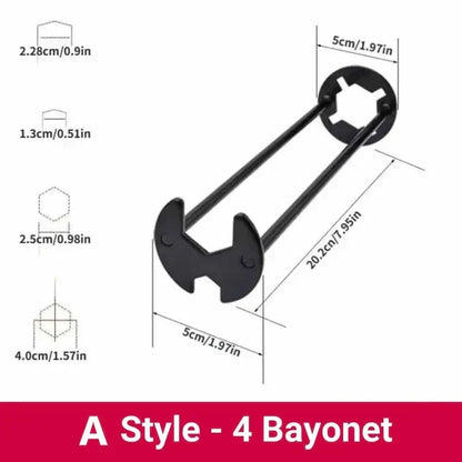 Basin Nut Wrench Tool Extended Reach Plumbing Installer for Faucet Nuts Under Sink Bathroom Kitchen
