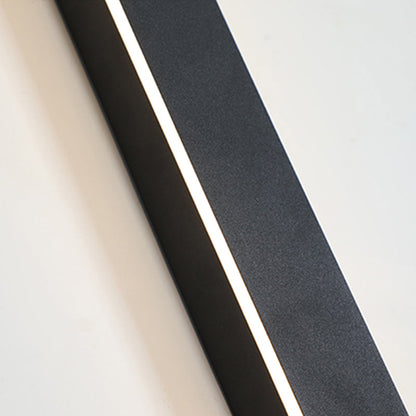Vertical LED Exterior Light Fixture 12-59 in Aluminum Waterproof IP65 Black for Porch Entryway Pathway Garden Wall Driveway Modern Home