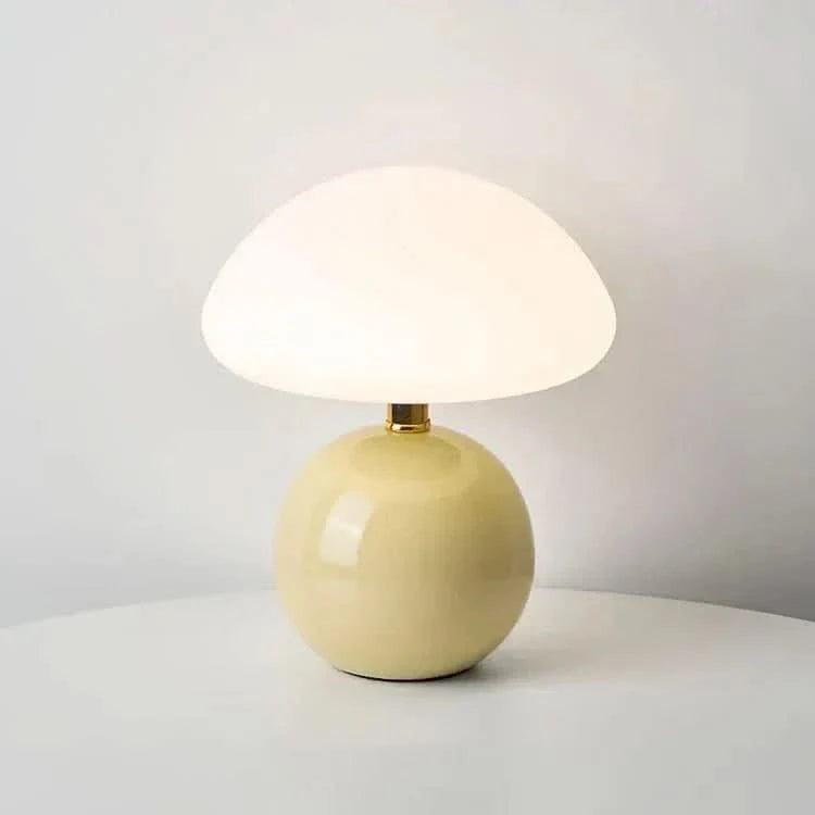 CAPLORA – Modern Mushroom Table Lamp for Gentle Ambient Glow