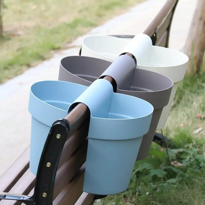 RAILBLOOM – Double Sided Hanging Railing Planter